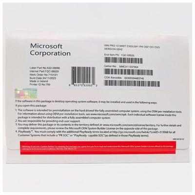 Win 10 Pro OEM شريكك الموثوق به لجهاز كمبيوتر عالي الأداء