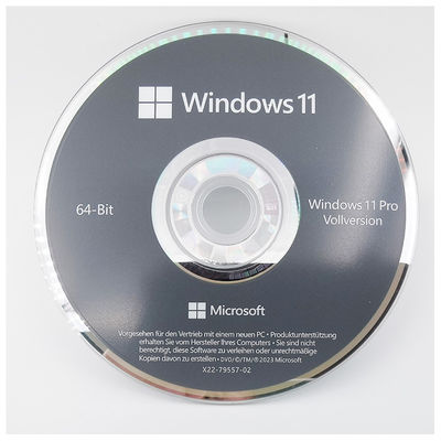 مايكروسوفت ويندوز 11 برو 64 بت الألمانية DVD OEM System Builder Pack للكمبيوتر الجديد