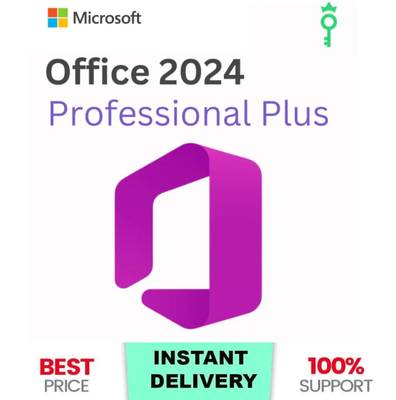 التسليم الرقمي الفوري Microsoft Office 2024 مفتاح الترخيص الدائم