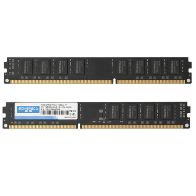 ذاكرة الوصول العشوائي DDR3 4GB 1600MHz UDIMM 1.5V إمدادات الطاقة JEDEC تصميم موقف غير ECC