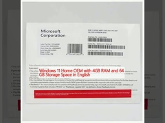 ويندوز 11 Home OEM مع 4GB RAM و 64GB مساحة تخزين باللغة الإنجليزية