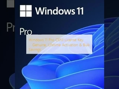 Windows 11 Pro مفتاح ترخيص OEM ، أصلي ، تنشيط مدى الحياة وتوفيرات كبيرة