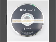 أصل Windows 11 Pro OEM DVD الإصدار الفرنسي ترخيص بناء النظام 64 بت للأعمال