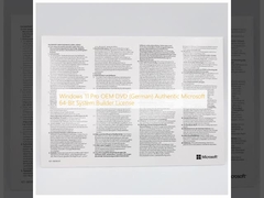 قرص DVD Windows 11 Pro OEM (ألماني) ترخيص بناء نظام Microsoft الأصلي 64 بت